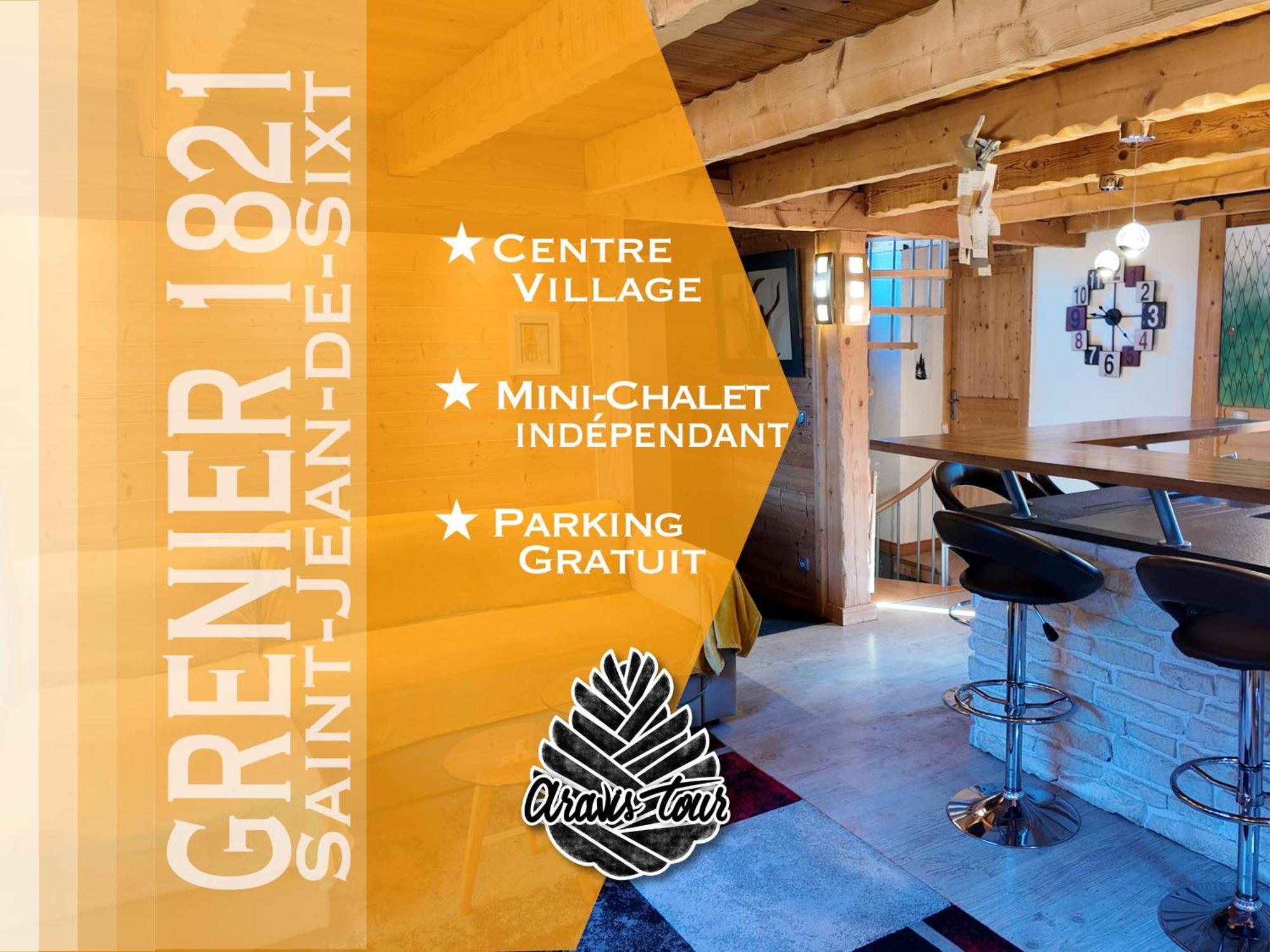 Le Grenier 1821 - Mini Chalet - Centre Village - Aravistour Saint-Jean-de-Sixt Exteriör bild